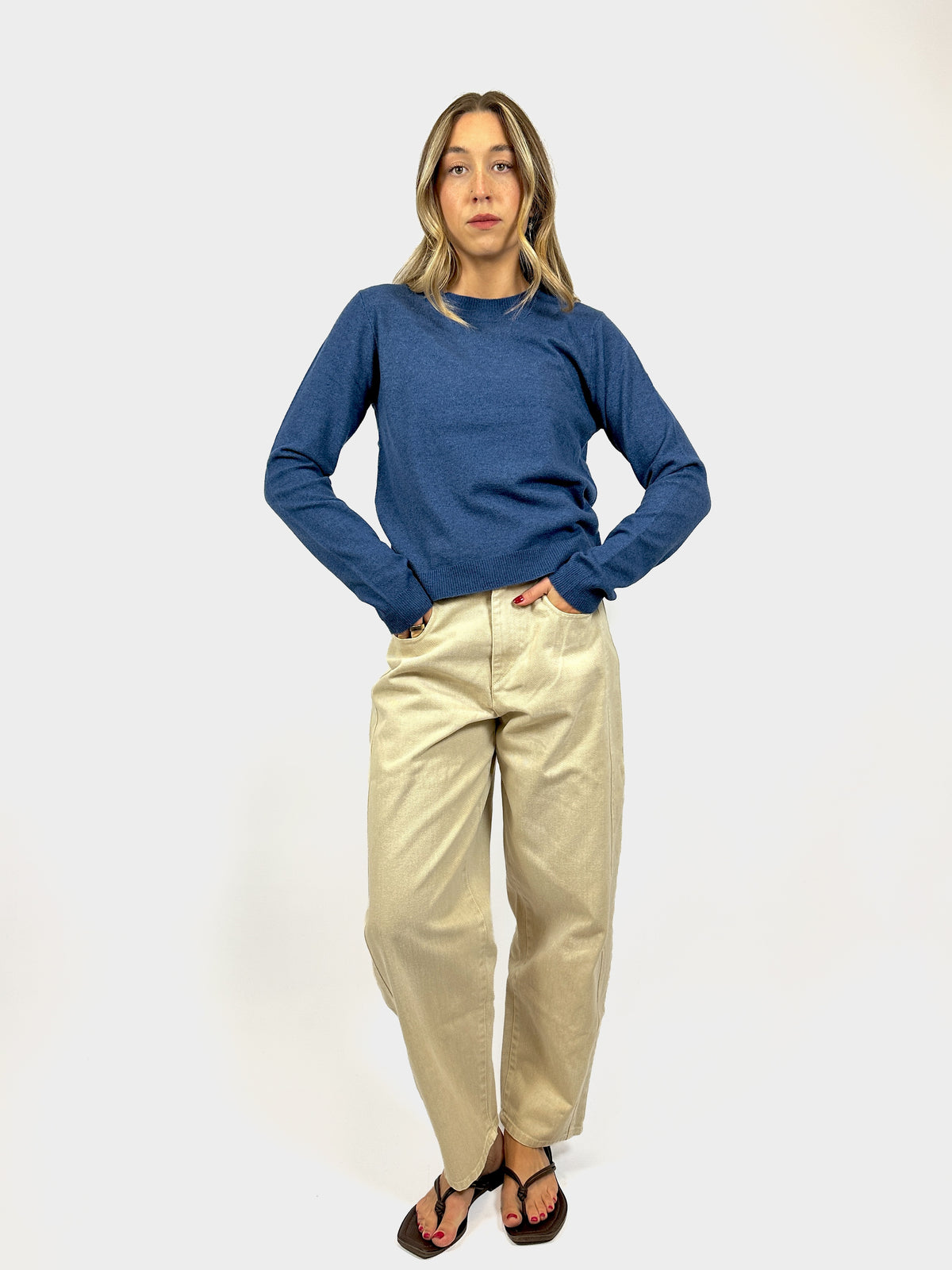 Evan Classic Sweater Royal Blue