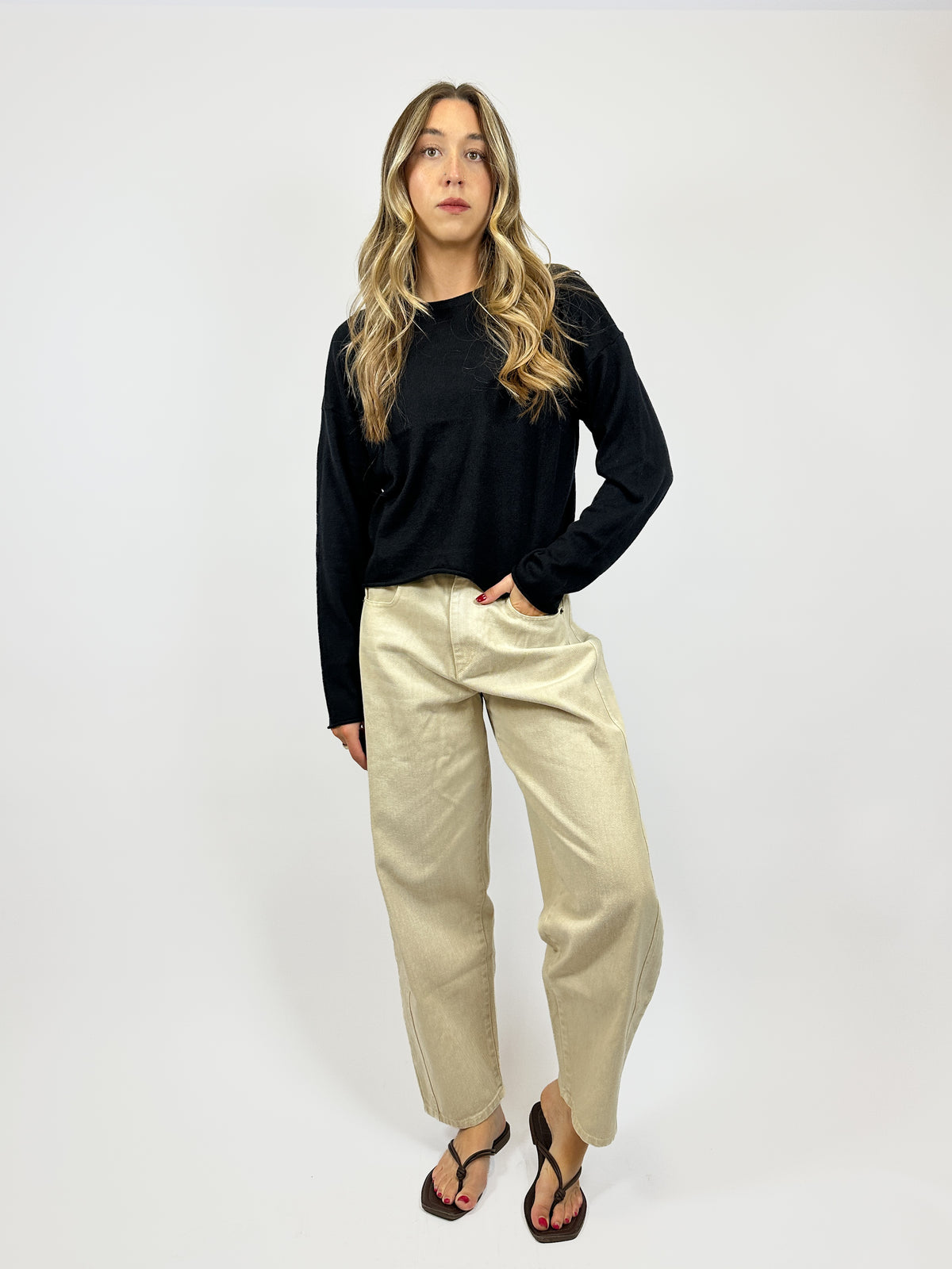 Essentials Long Sleeve Black