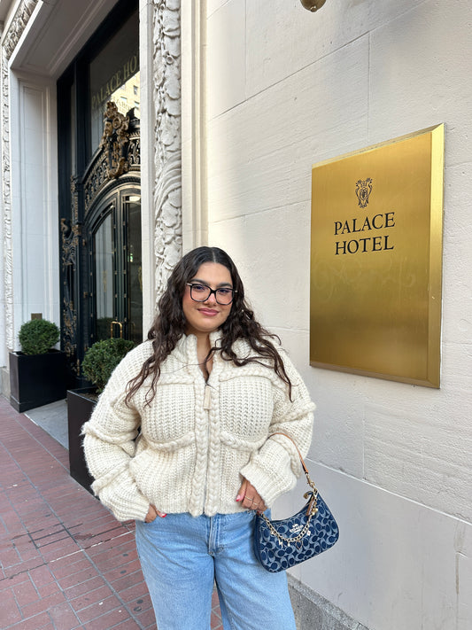 JAMES CHUNKY KNIT SWEATER