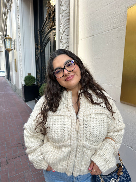 JAMES CHUNKY KNIT SWEATER