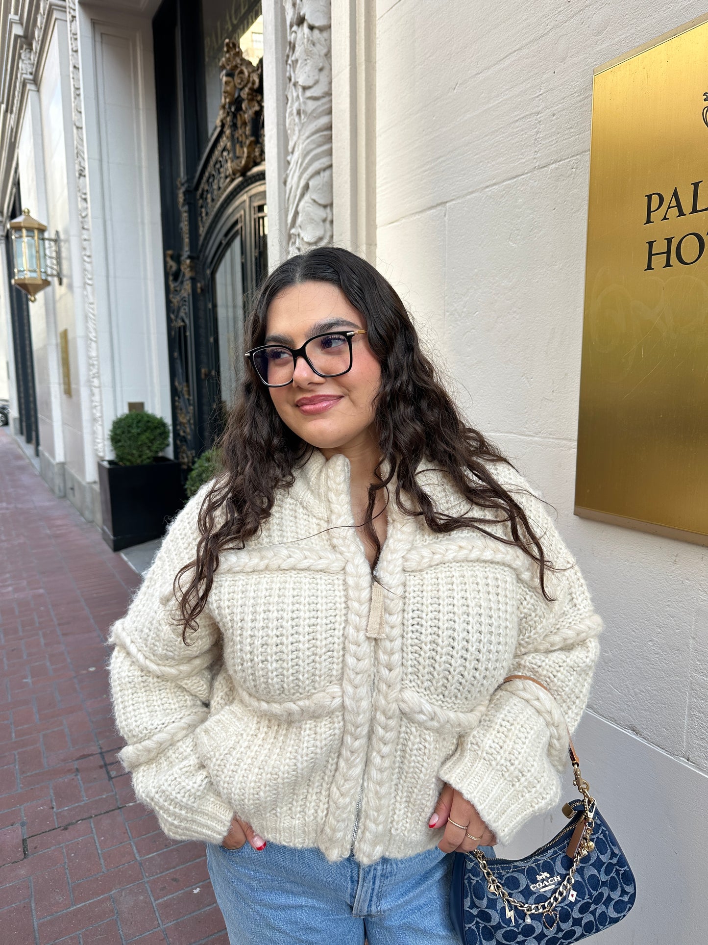 JAMES CHUNKY KNIT SWEATER