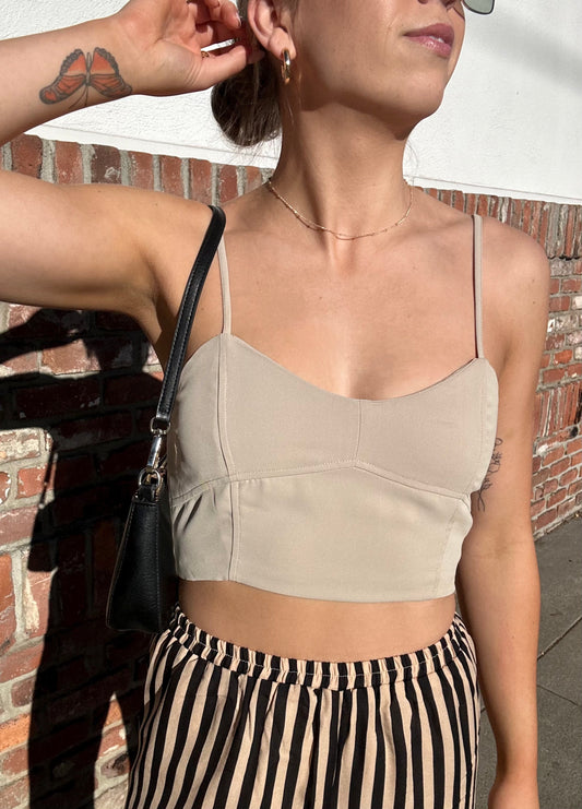 Fay Cropped Bustier | Jules Street Boutique