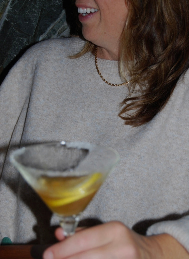 CREW-NECK SWEATER OAT