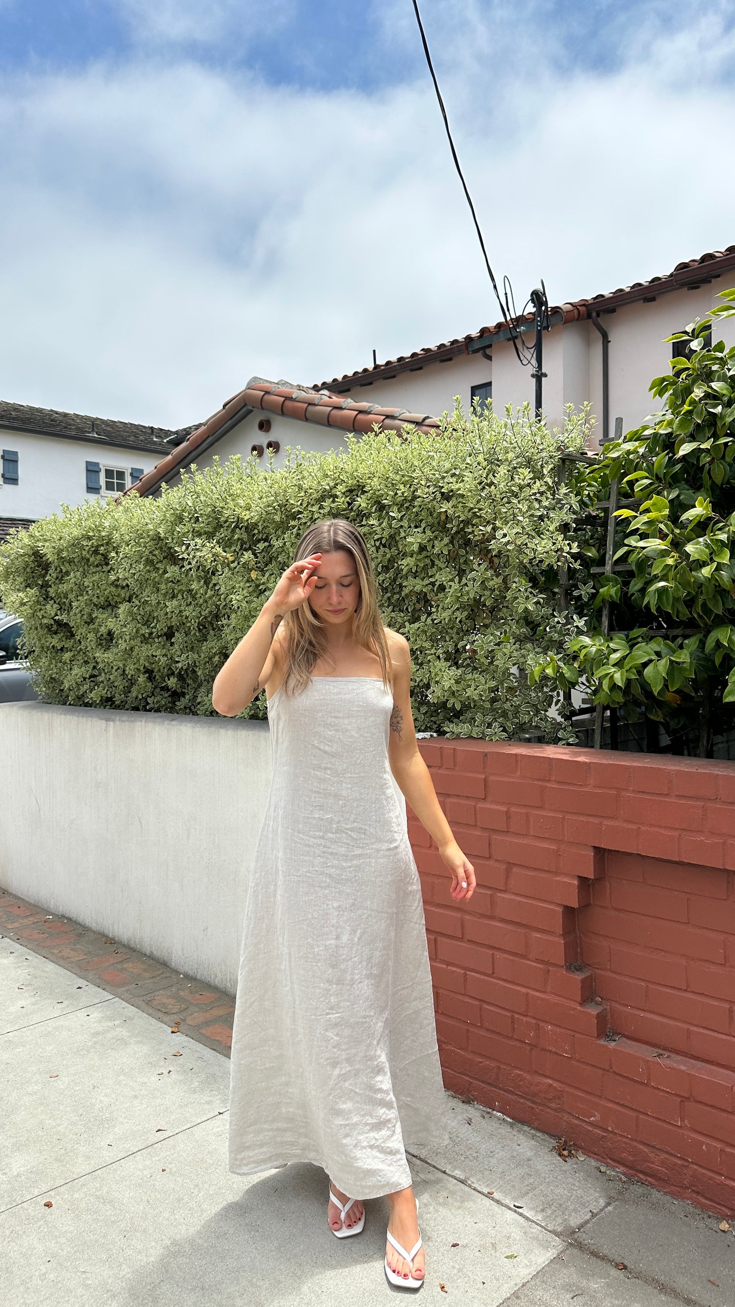 Leah Linen Maxi Dress | Jules Street Boutique