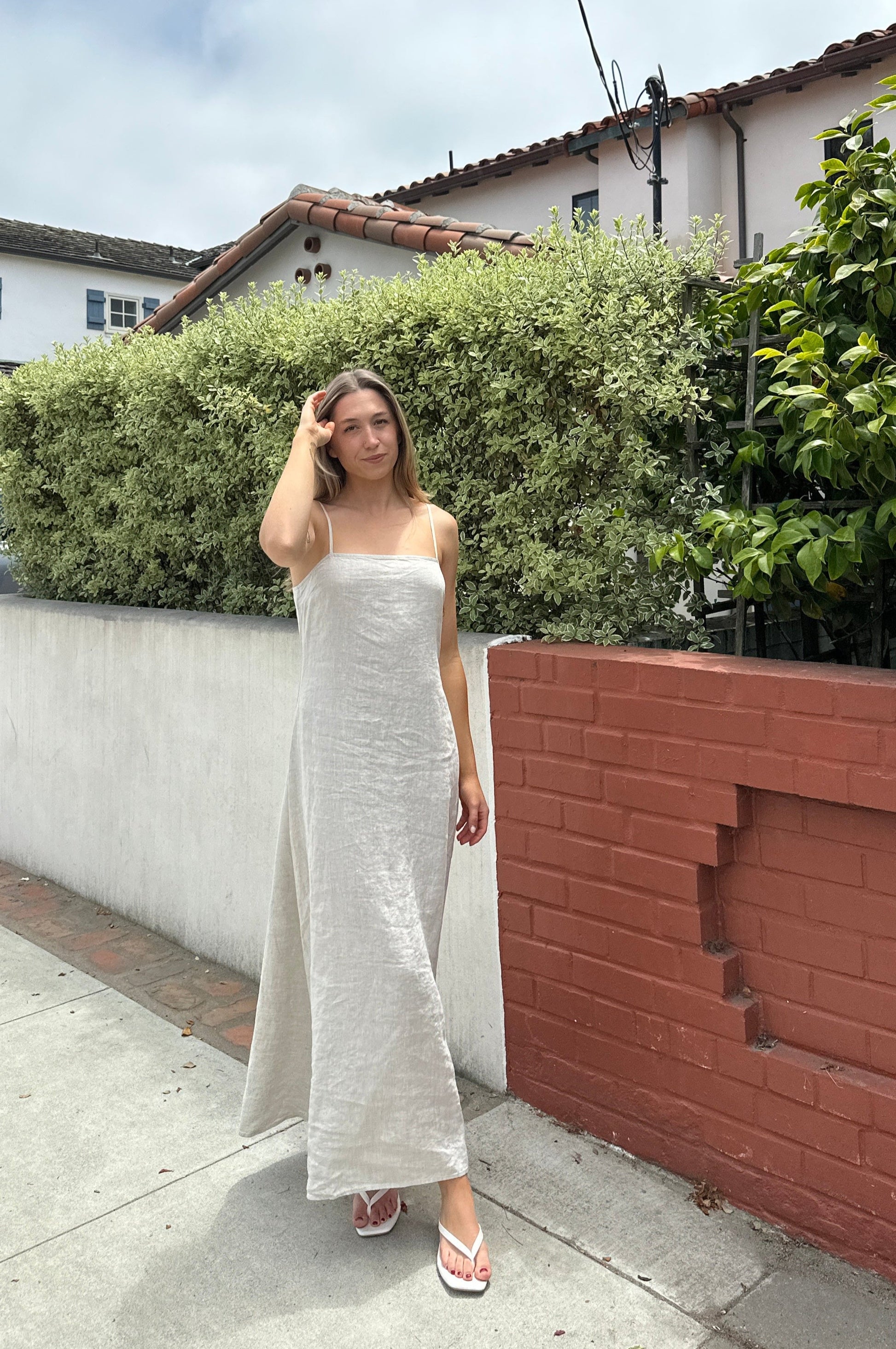 Leah Linen Maxi Dress | Jules Street Boutique