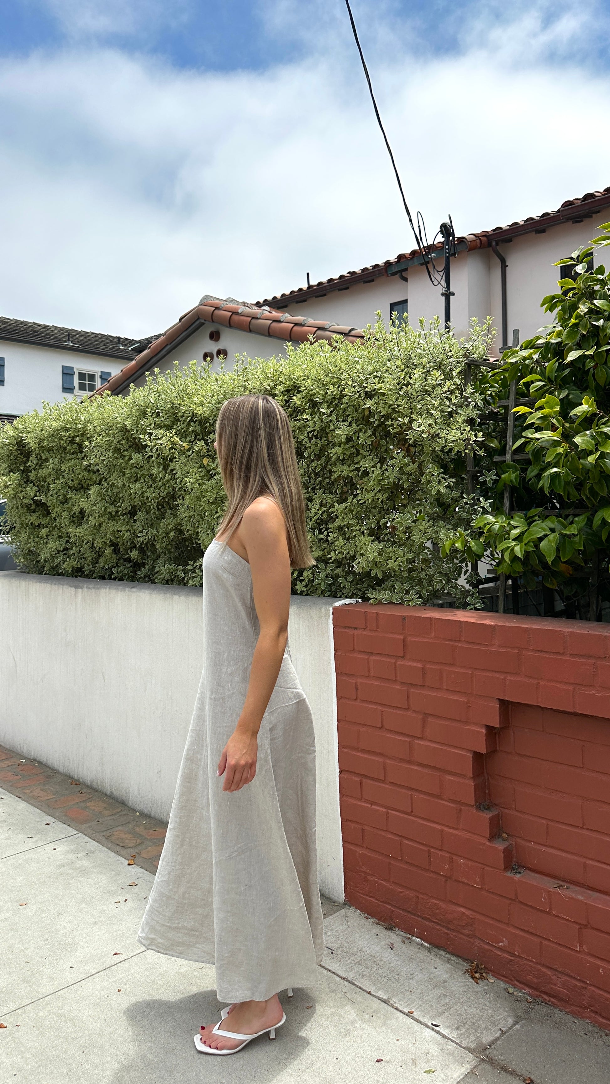 Leah Linen Maxi Dress | Jules Street Boutique