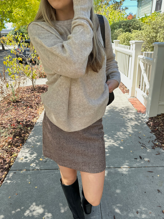 PENELOPE PLAID SKIRT
