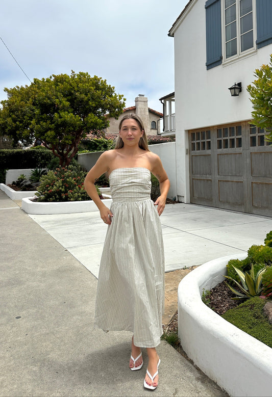 Rosa Striped Maxi Dress | Jules Street Boutique