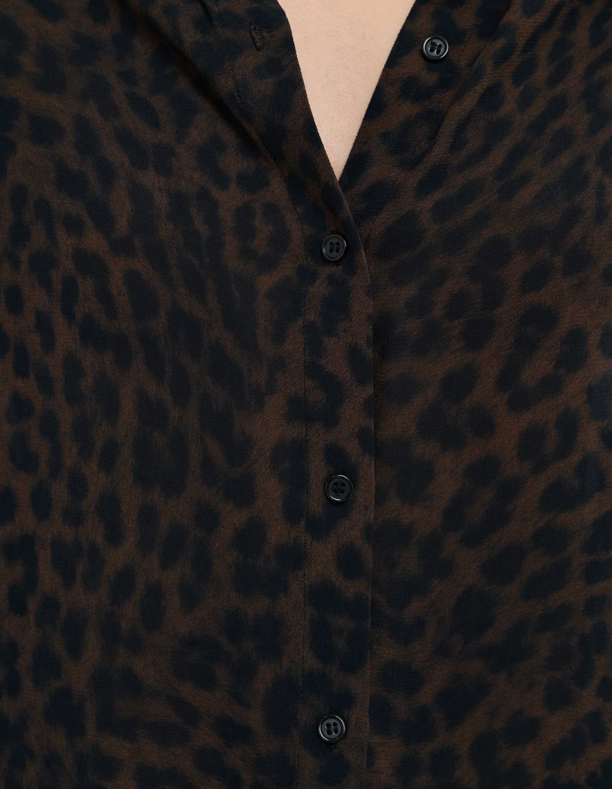 Stevie Cheetah Button Up