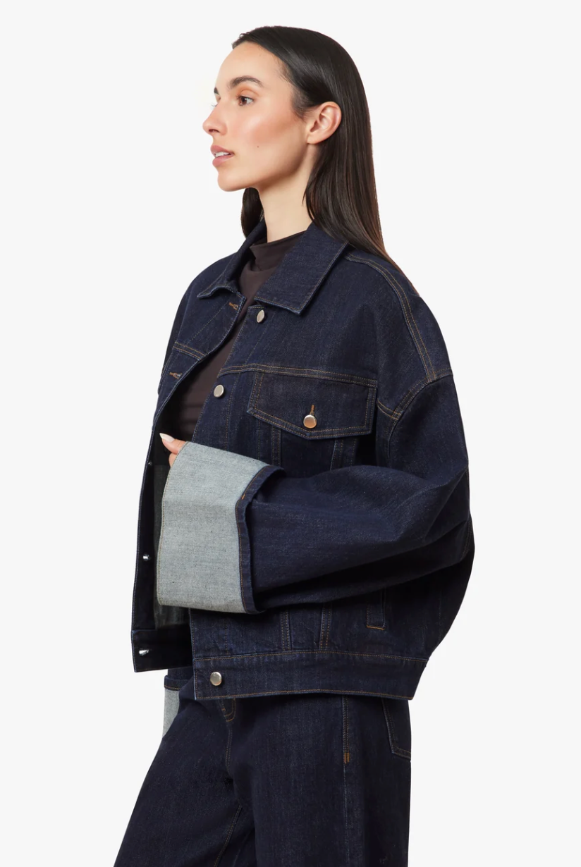 Cuffed Trucker Jacket